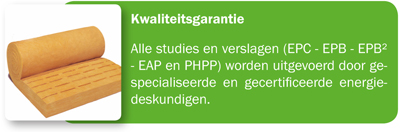 kwaliteitsgarantie EPB EPC EAP PHPP